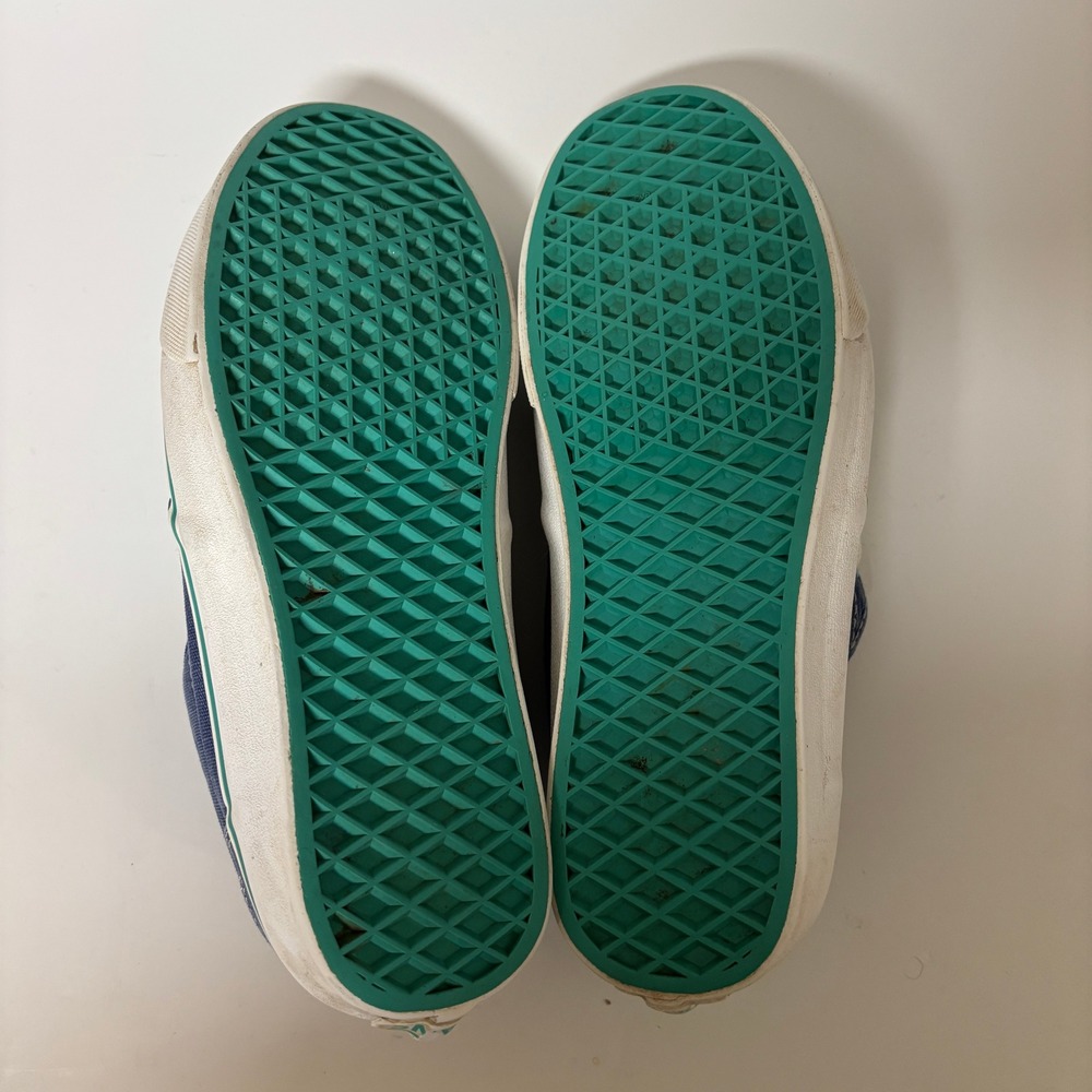 Vans Atwood Low Navy Blue Teal Womens Sneakers Size 9 VN-0K0FZU3 Skater - Picture 6 of 10